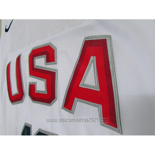 Camiseta USA 2016 Paul George #13 Blanco